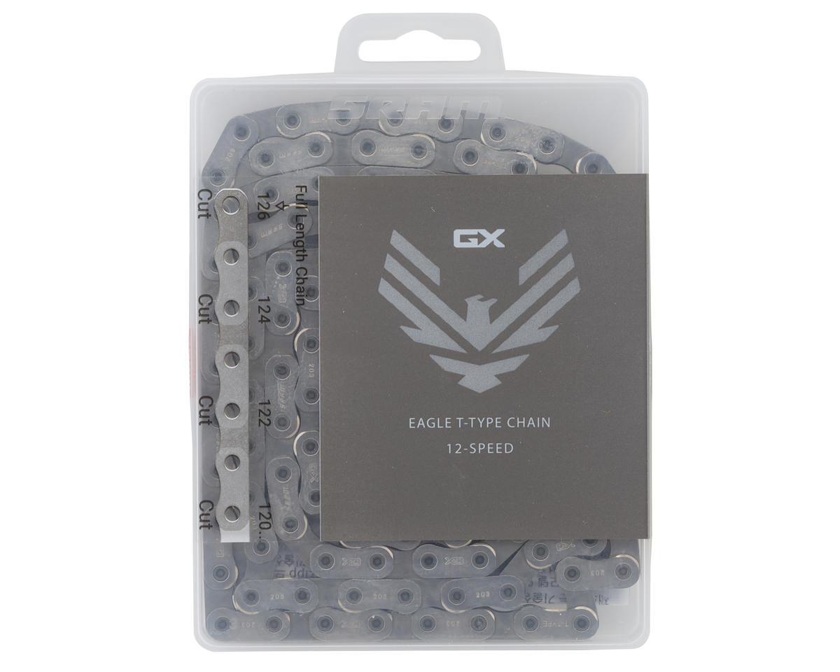 SRAM GX Eagle T-Type Flattop Chain (Silver) (12 Speed) (126 Links)