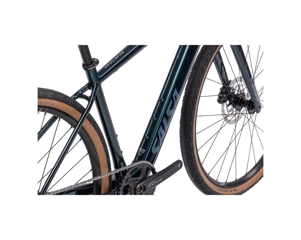 Salsa Confluence Drop Bar Gravel E-Bike (Midnight Blue) (49cm) (Shimano Cues) (1 x 10-Speed)