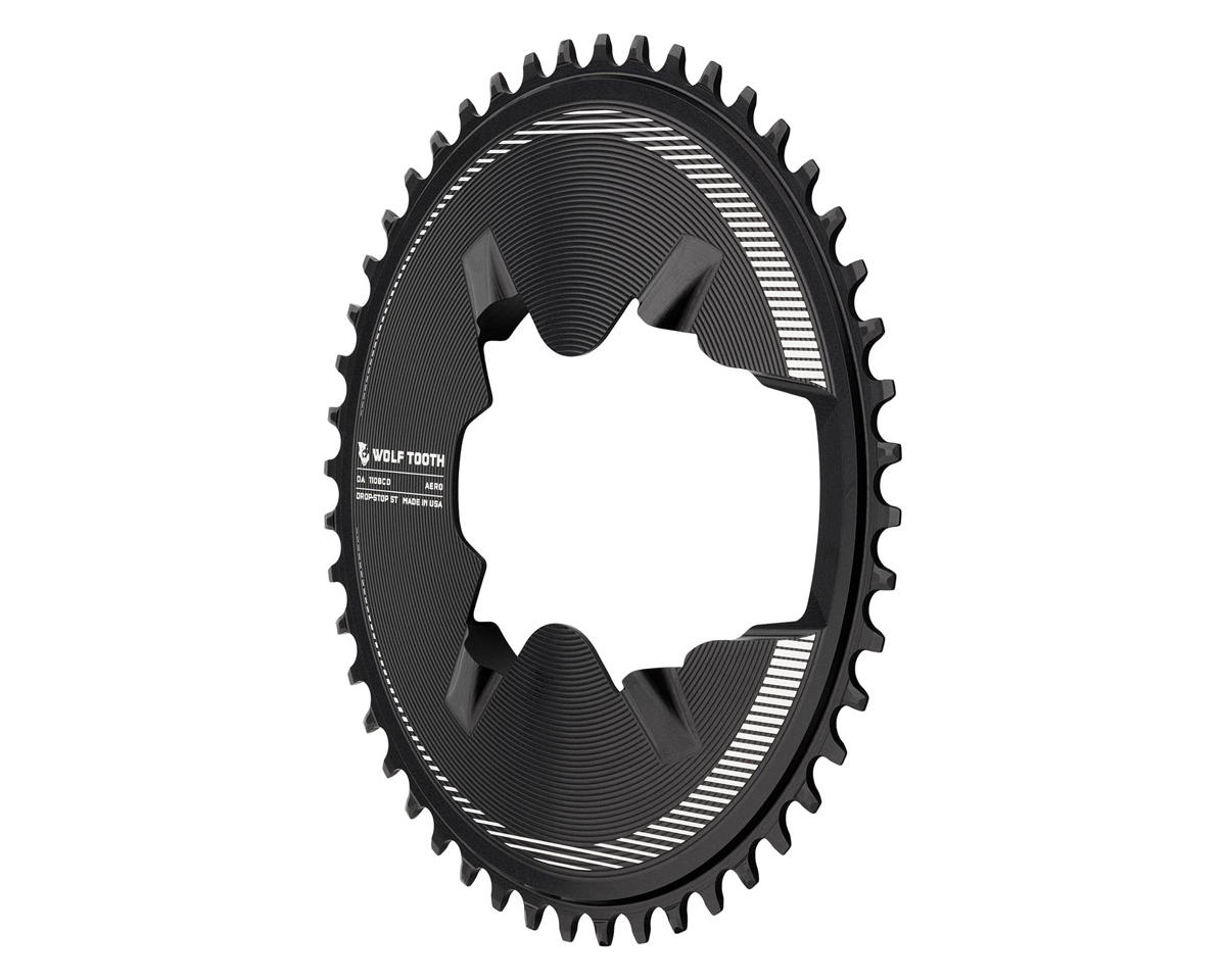 Wolf Tooth Components Aero Direct Mount 1x Chainring (Compatible with Shimano Dura-Ace R9200) (46T)