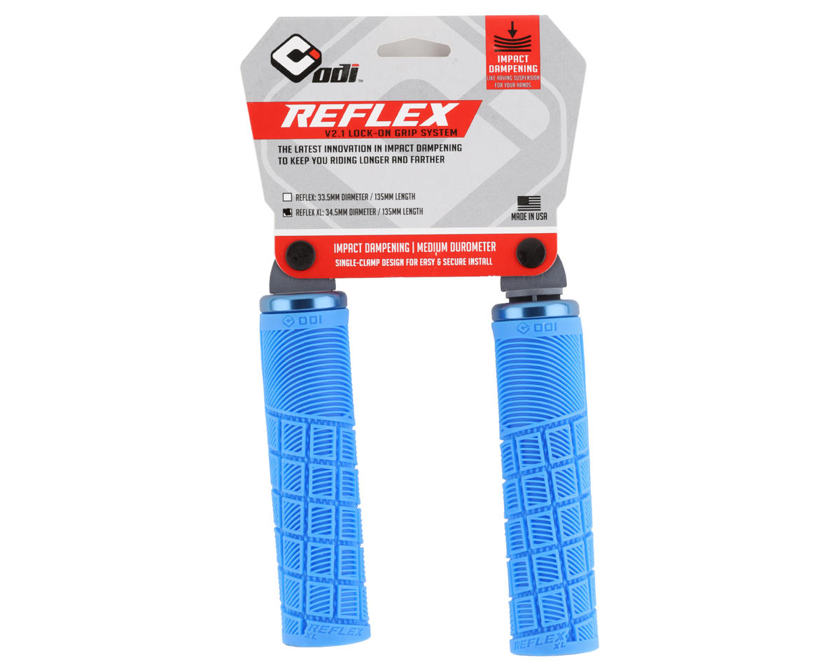 ODI Reflex MTB Grips (Blue) (Lock-On) (XL)