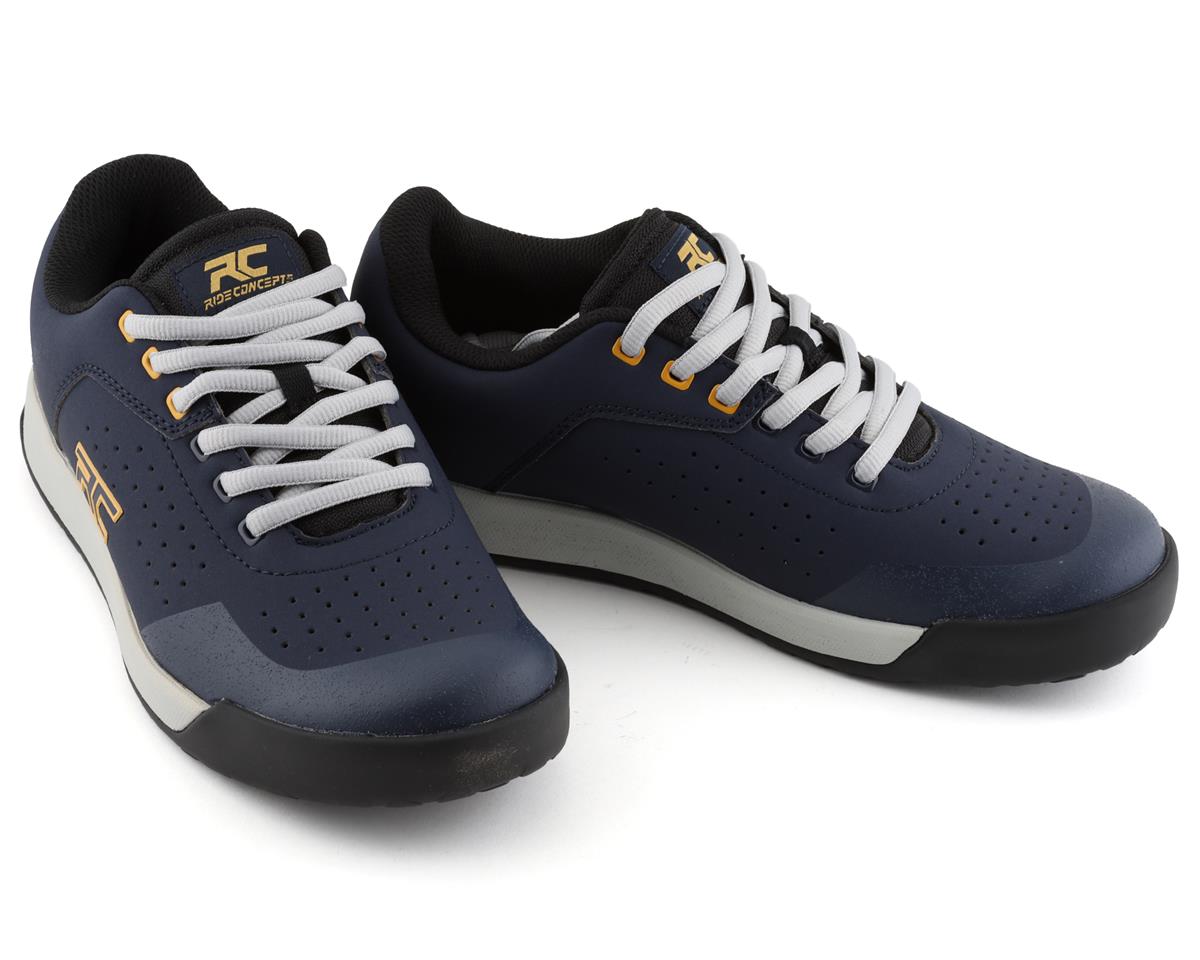 Ride Concepts Women’s Hellion Flat Pedal Shoe (Midnight Blue/Sunflower) (5.5)