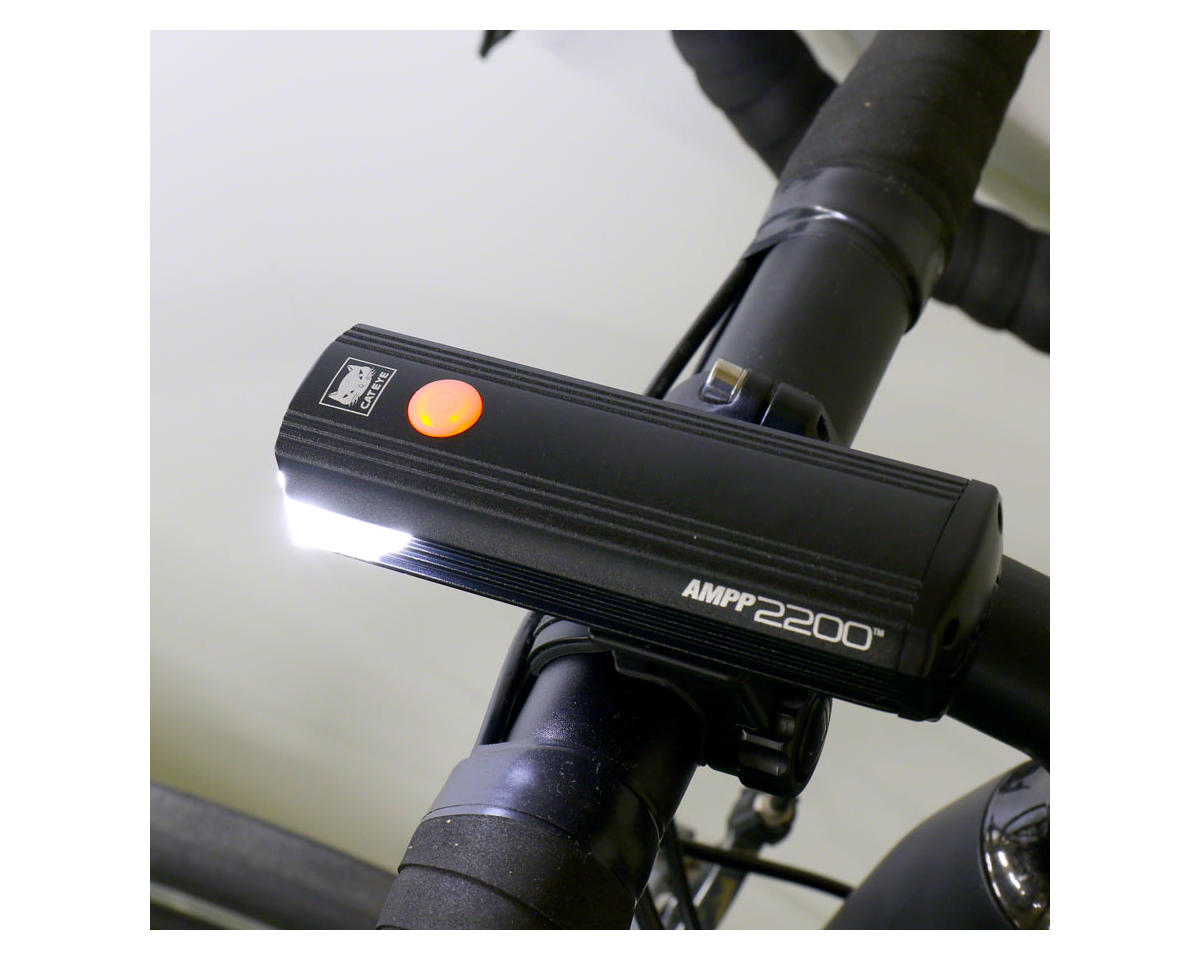 CatEye AMPP2200 Headlight (Black) (2200 Lumens) (USB Rechargeable)