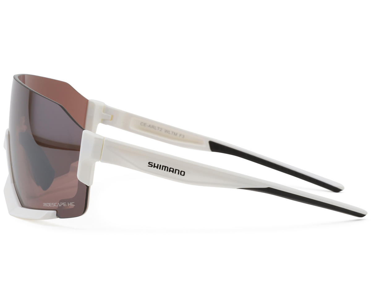 Shimano Aerolite Sunglasses (White) (Ridescape HC) (Road & Trail)