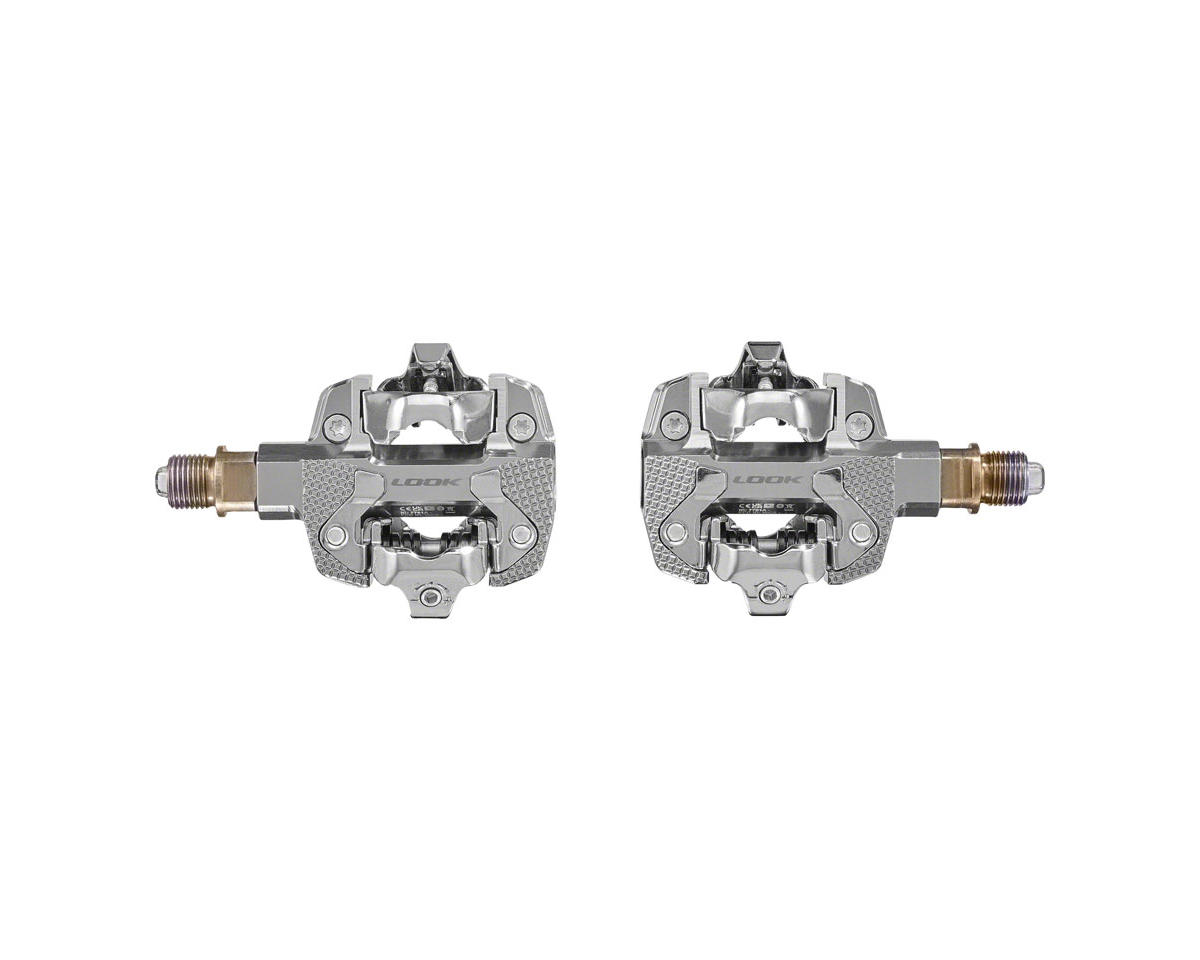 Look X-TRACK Power Dual Pedals (Silver) (Dual Side Power)
