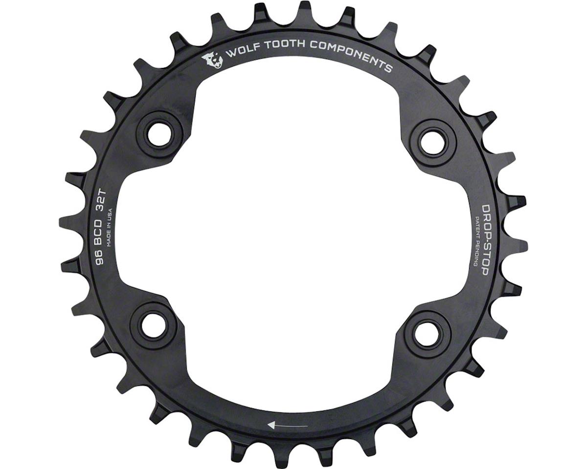 Wolf Tooth Components Shimano Chainring (Black) (XTR M9000/M9020) (Drop-Stop A) (Single) (34T) (96mm BCD)