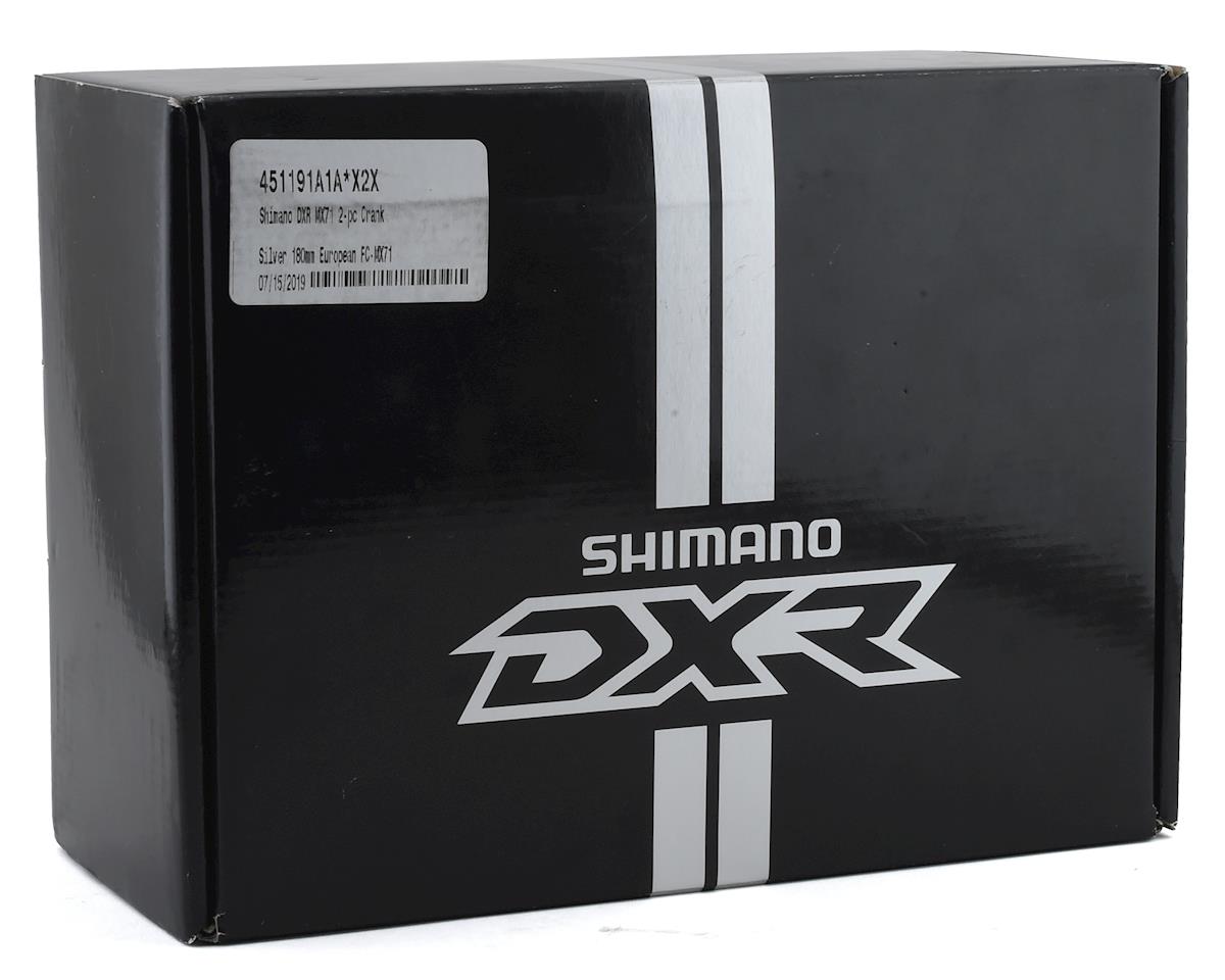 Shimano DXR Crankset (Silver/Black) (Chainring Sold Separately) (180mm)