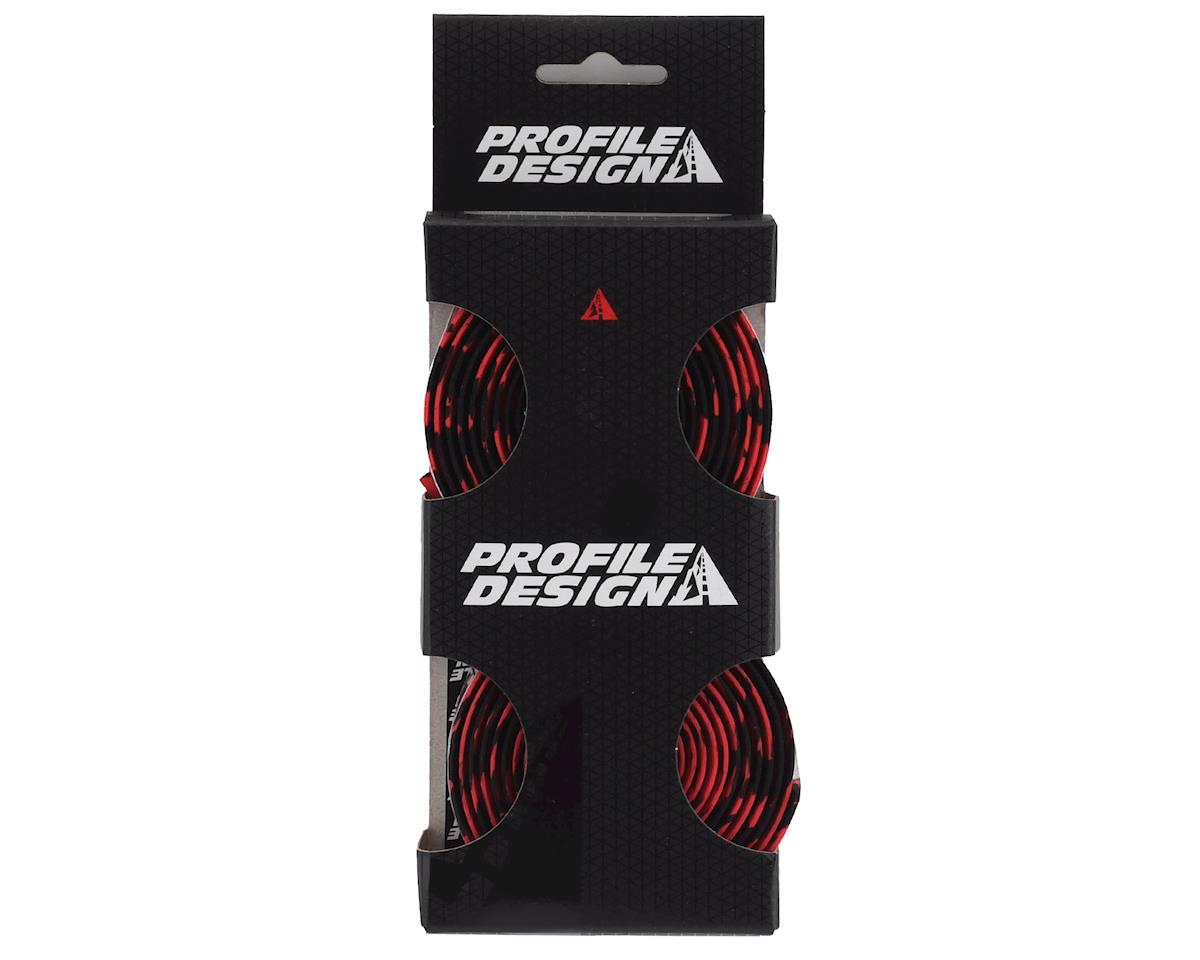 Profile Design Cork Handlebar Tape (Black/Red Splash)
