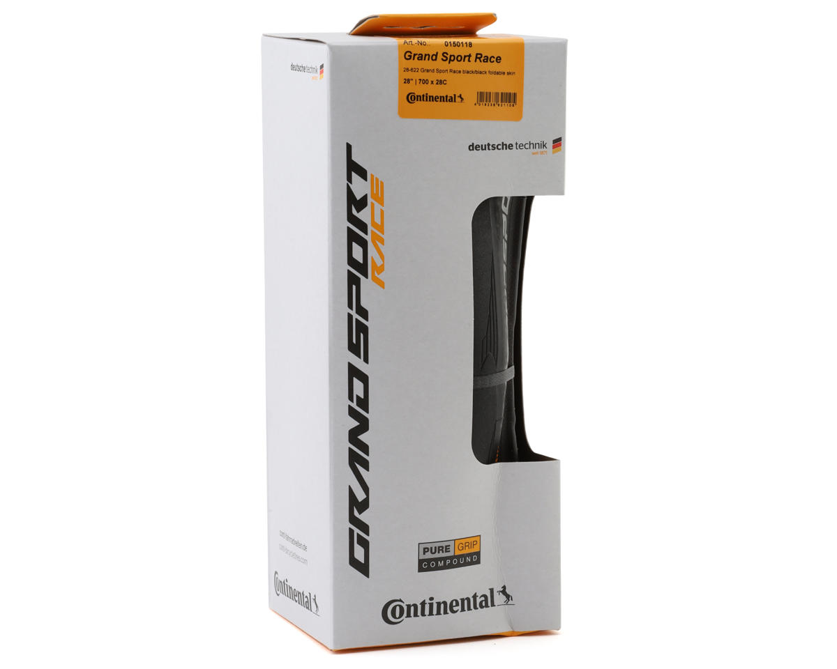 Continental Grand Sport Race Tire (Black) (700c) (28mm) (Folding) (PureGrip)