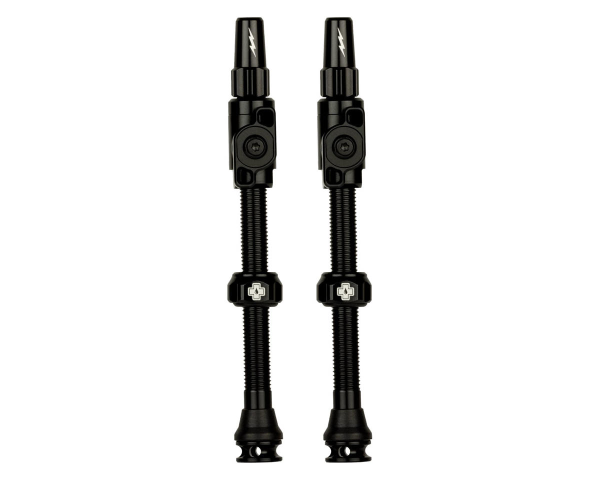 Muc-Off Big Bore Lite Tubeless Valves (Black) (Pair) (X-Large) (60mm)