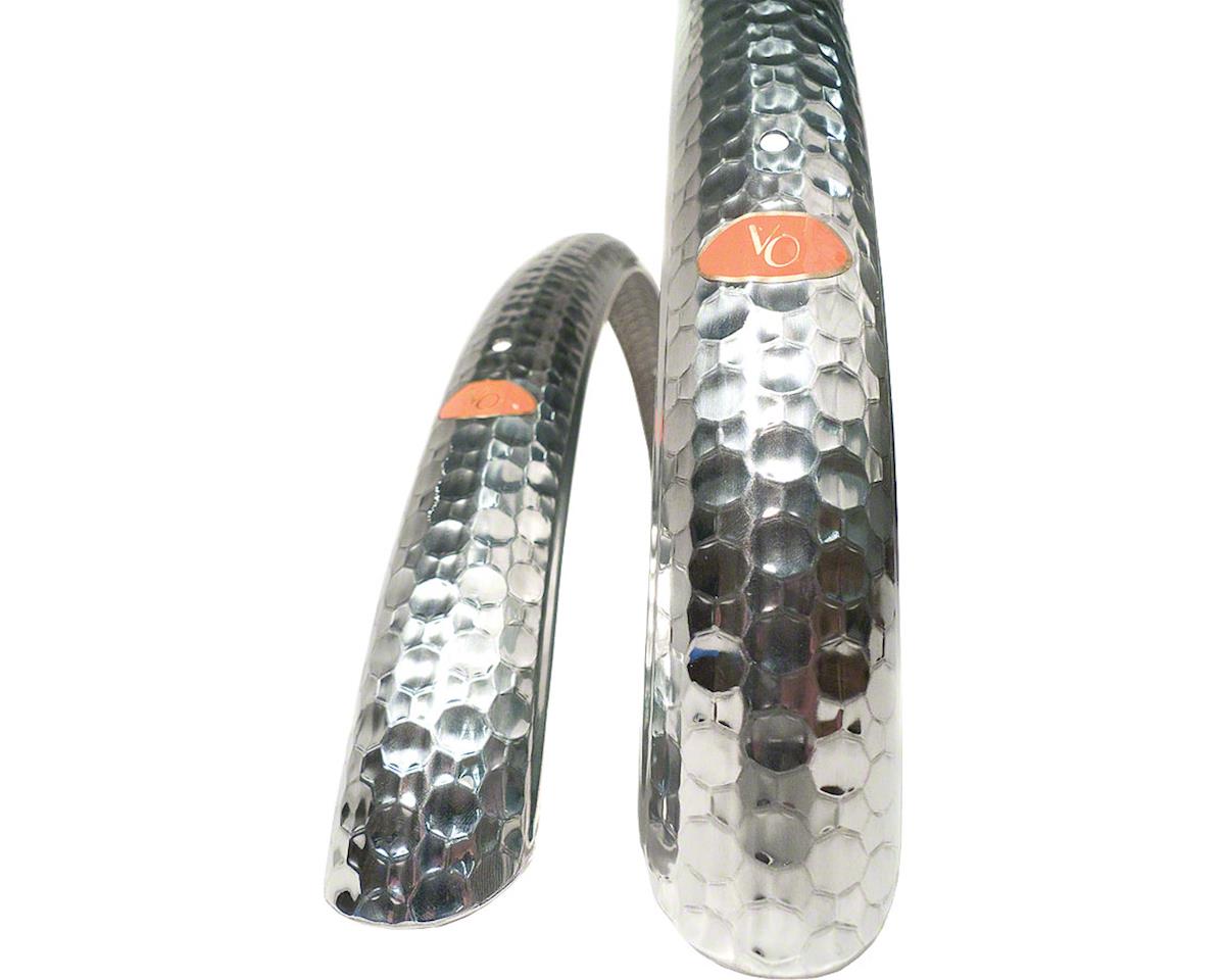 Velo Orange Hammered Aluminum Fender Set (Silver) (For 700c)