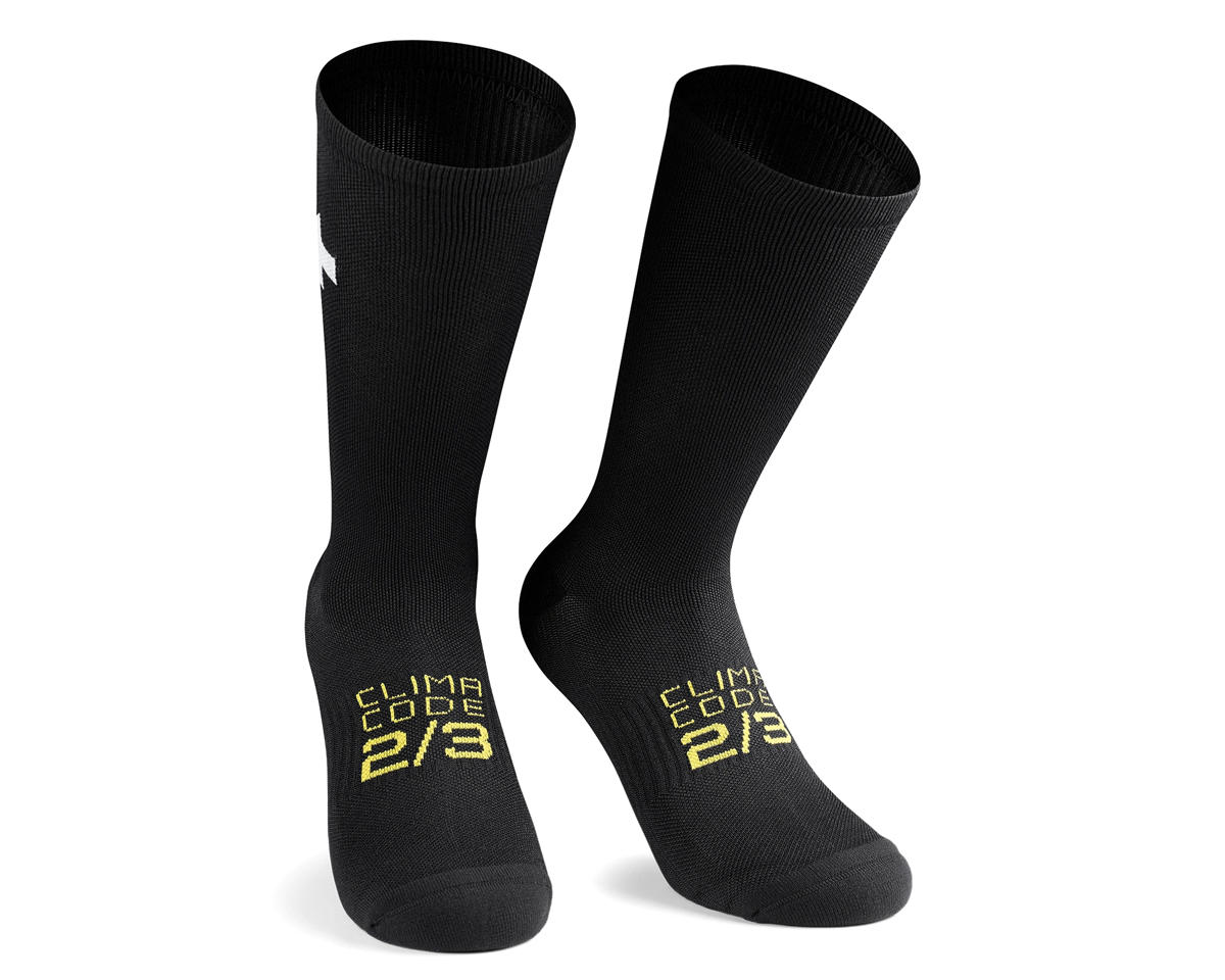 Assos Spring Fall Socks (P1) (Black Series) (Assos Size 0)