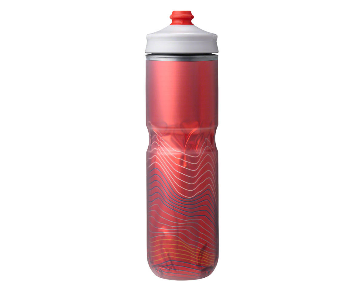 Hydrapak Polar Surge Ascent Insulated Water Bottle (Red) (24oz) (Single)