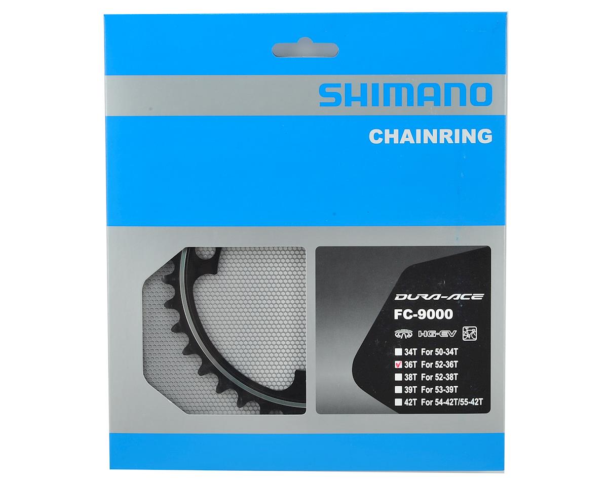 Shimano Dura-Ace FC-9000 Chainrings (Black/Silver) (2 x 11 Speed) (110mm BCD) (Inner) (36T)