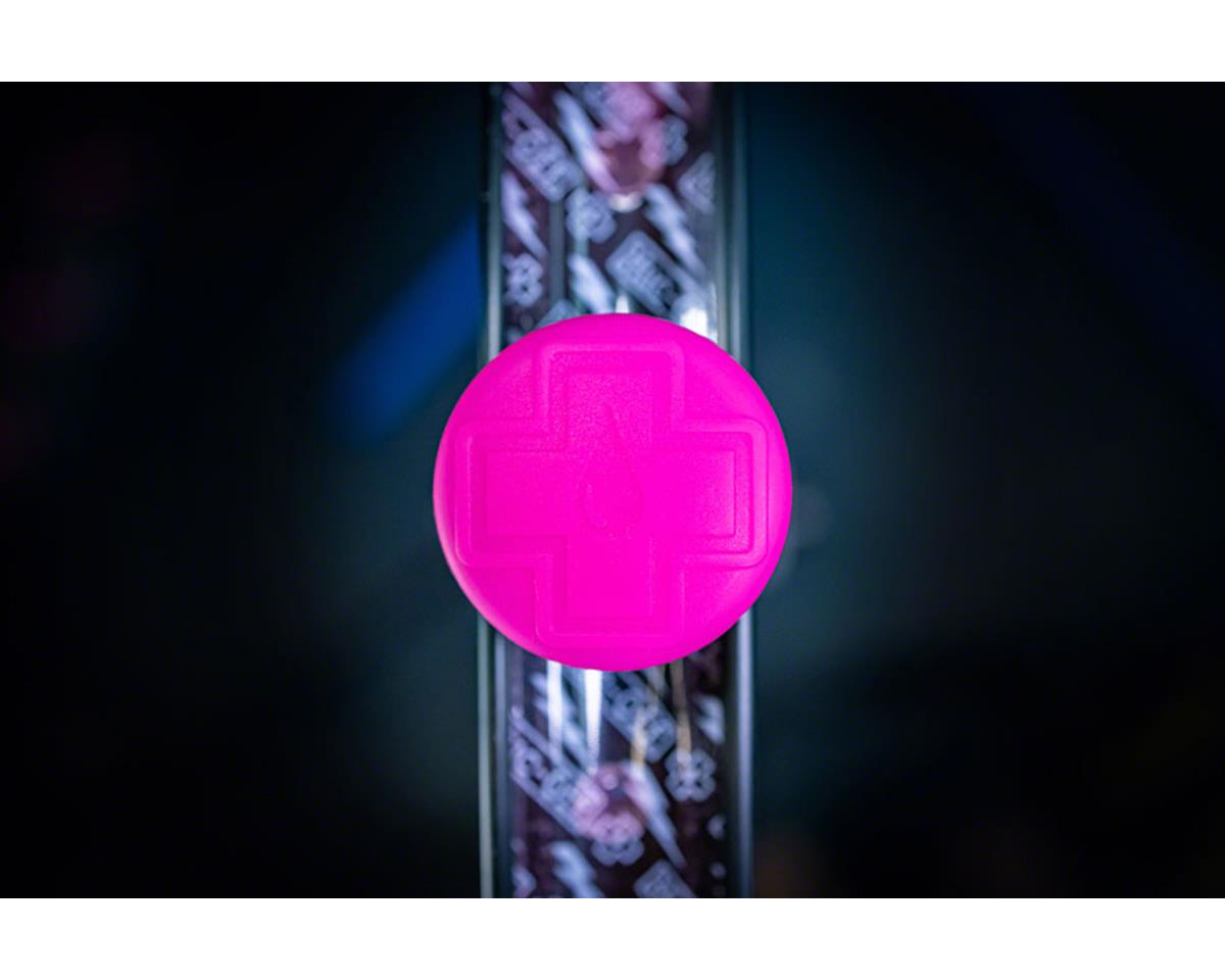 Muc-Off Stealth Tubeless Valve Tag Holder (Black/Pink)