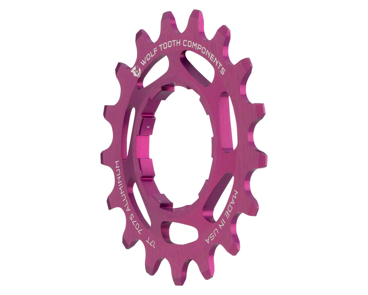 Wolf Tooth Components Single Speed Cog (Purple) (3/32″) (Aluminum) (17T)