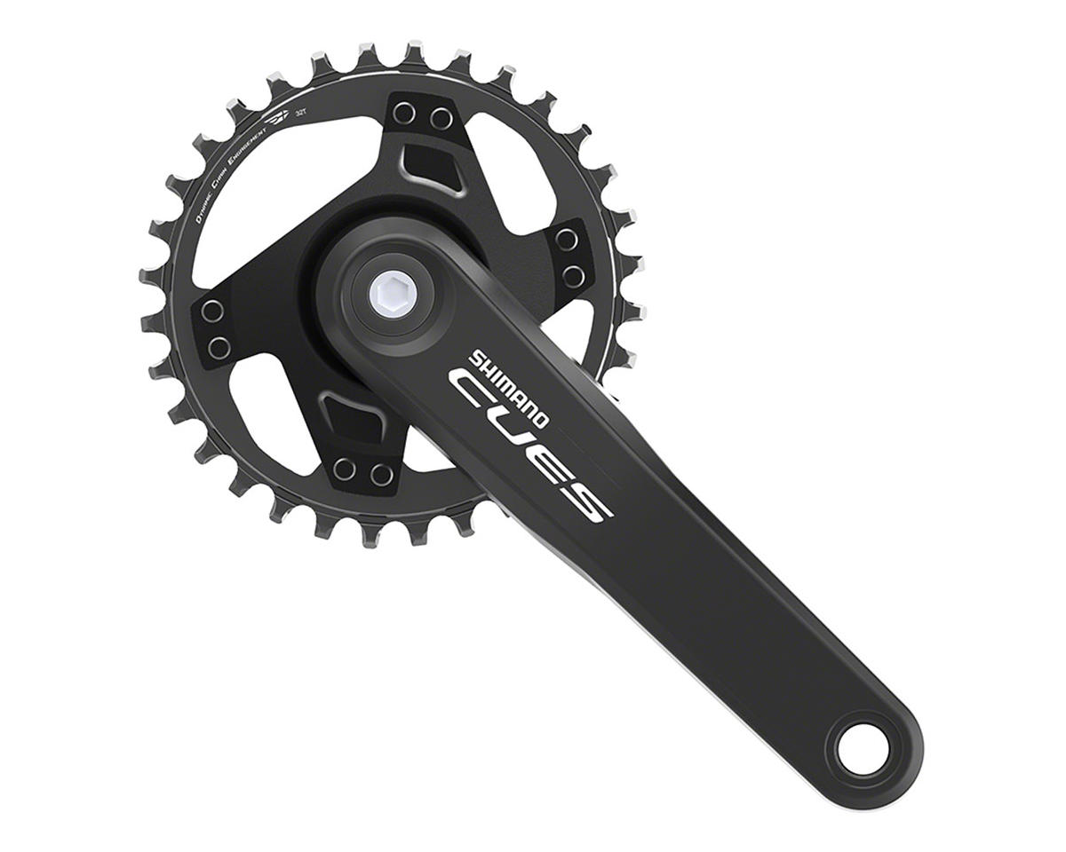 Shimano CUES FC-U4000 Crankset w/ Chainring (Black) (1 x 9/10/11 Speed) (170mm) (32T) (Square Taper)