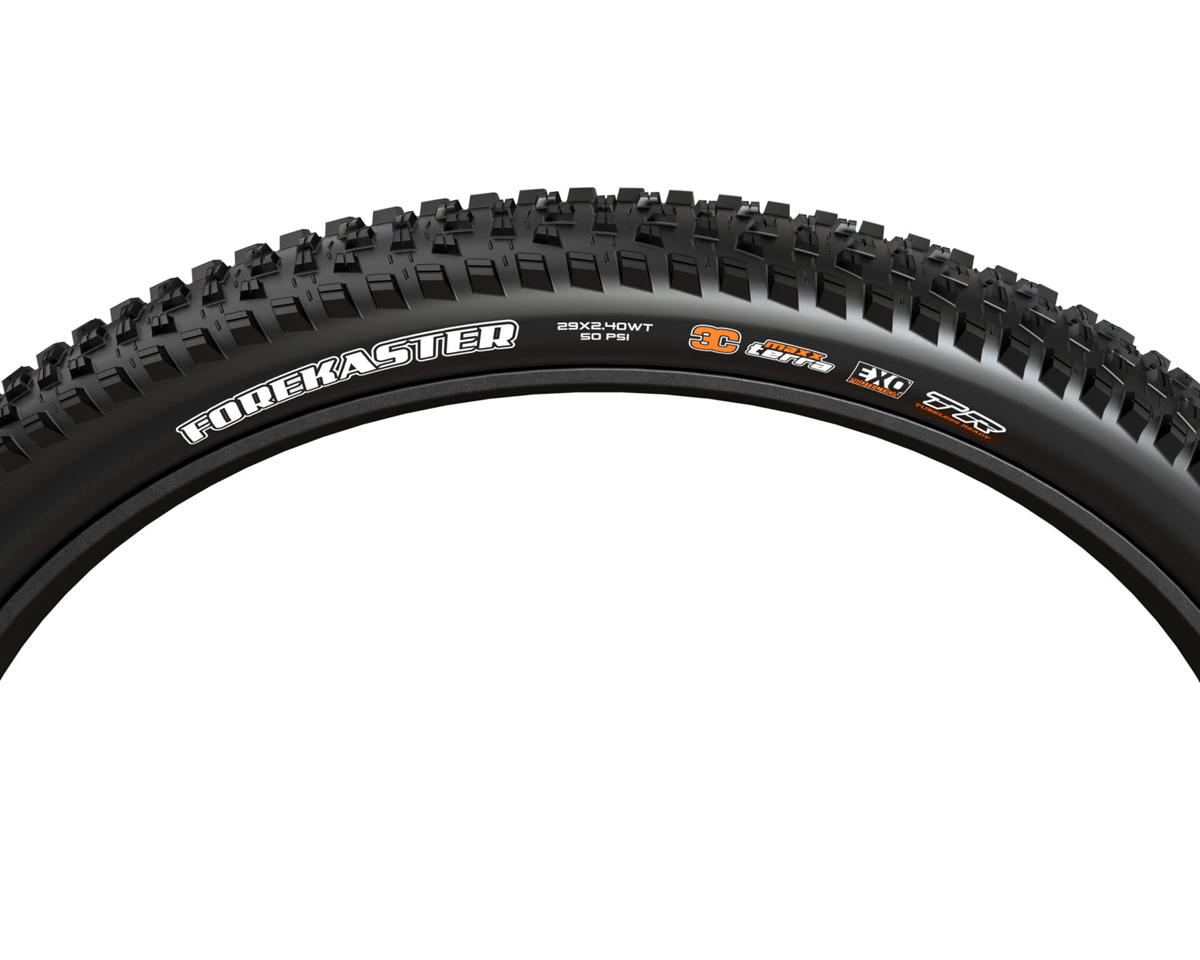 Maxxis Forekaster Tubeless Mountain Tire (Black) (2026) (29″) (2.4″) (MaxxTerra/EXO)