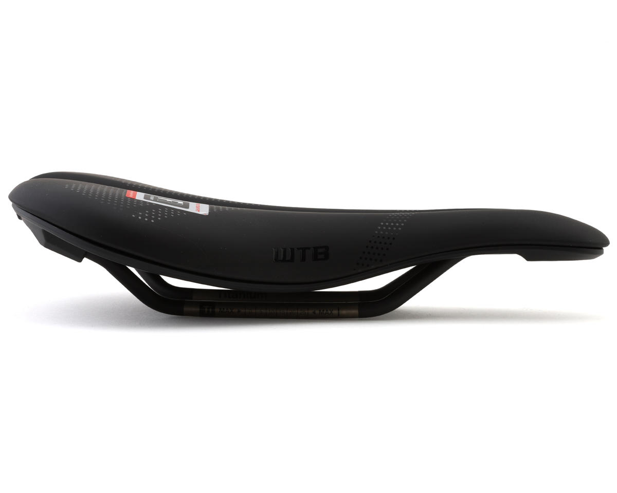 WTB Silverado 265 Fusion Form Saddle (Black) (Titanium Rails) (Medium) (142mm)
