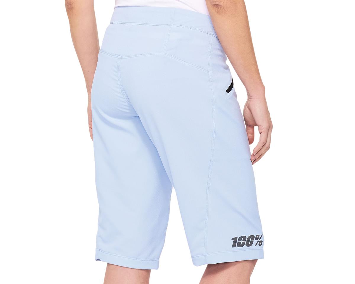 100% Ridecamp Women’s Shorts (Powder Blue) (L)