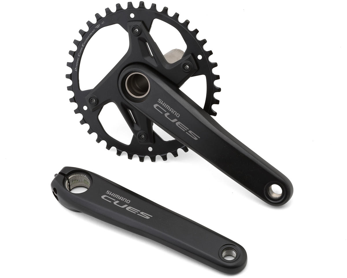 Shimano CUES FC-U6030-1 Crankset W/Chainring (Black) (1 x 9/10/11 Speed) (175mm) (40T) (Hollowtech II)