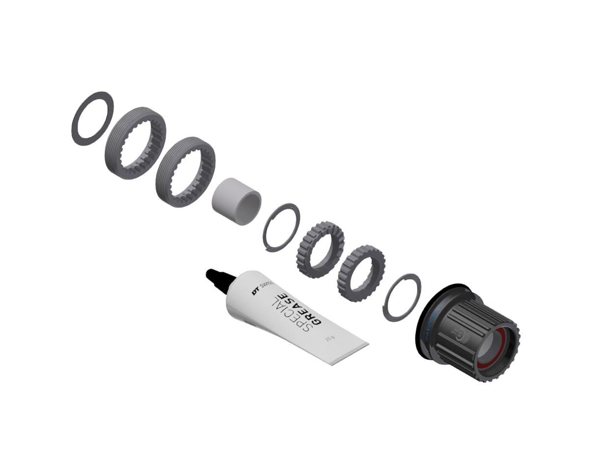 DT Swiss Ratchet LN Steel Freehub Upgrade Kit (Black) (18T) (Shimano Micro Spline)