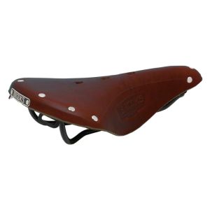 Brooks B17 Saddle (Antique Brown) (Black Steel Rails) (170mm)