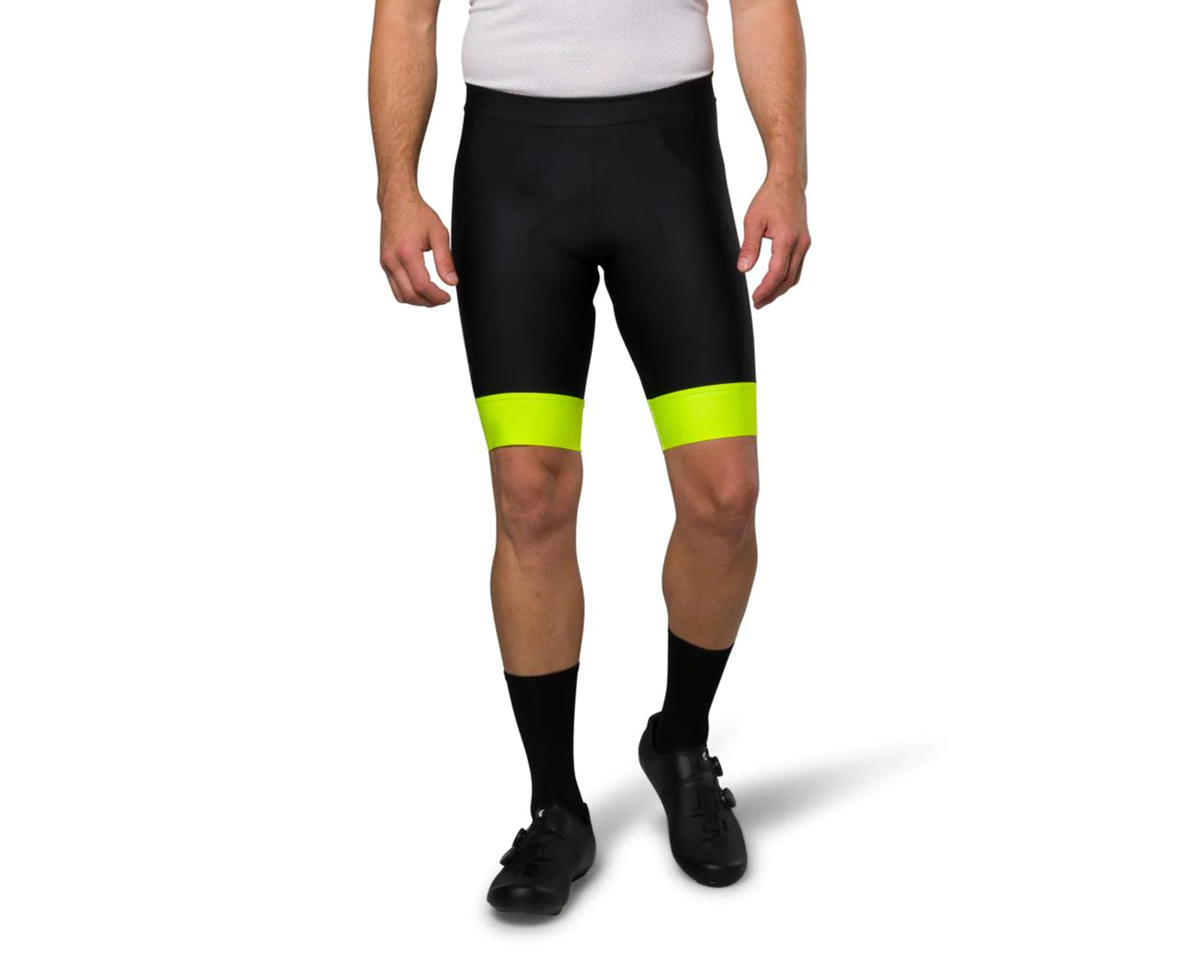 Pearl iZUMi Attack Shorts (Black/Screaming Yellow) (L)