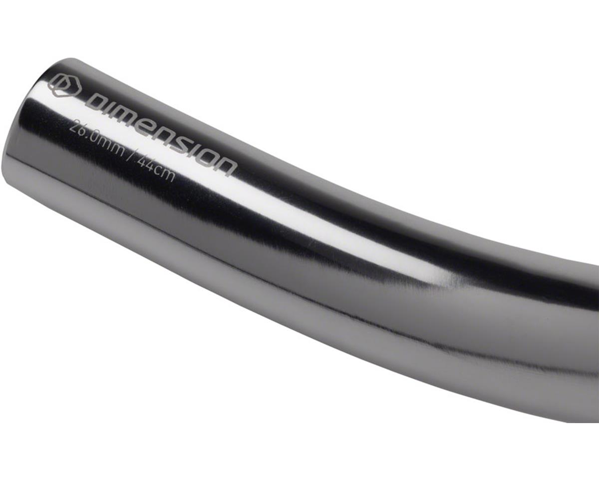 MSW Dimension Short Drop Handlebar (Silver) (26.0mm) (44cm)