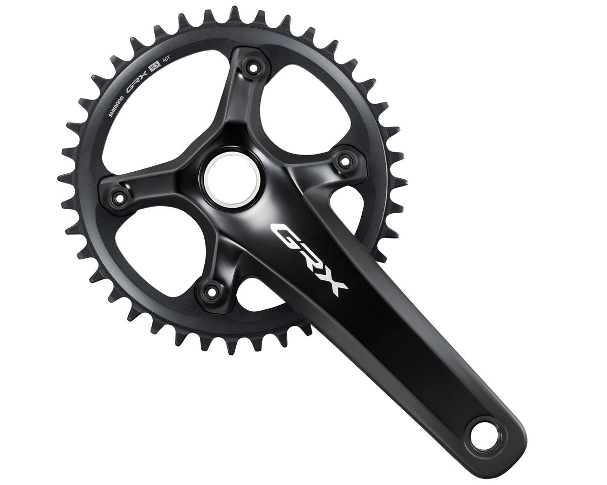 Shimano GRX RX820-1 Crankset (Black) (1 x 12 Speed) (Hollowtech II) (172.5mm) (40T)