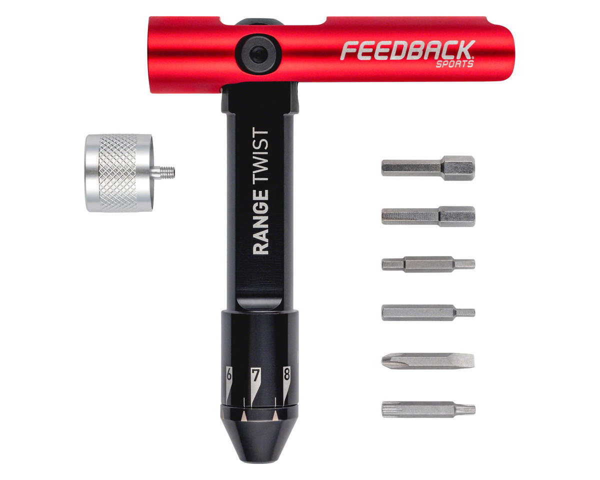Feedback Sports Range Twist Torque Wrench (Black/Red) (2-8 Nm)