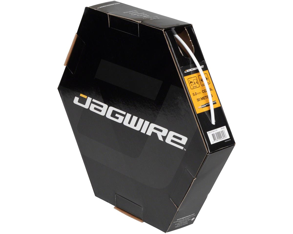 Jagwire Sport Brake Housing (White) (5mm) (50 Meters) (w/ Slick-Lube Liner)