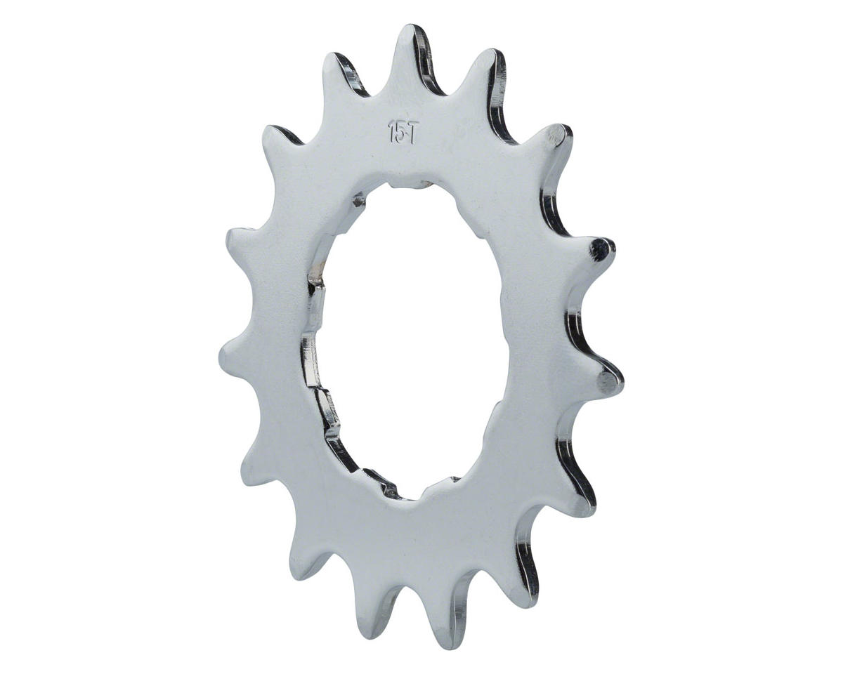 MSW Dimension Single Speed Splined Cog (Chrome) (1/8″) (15T)