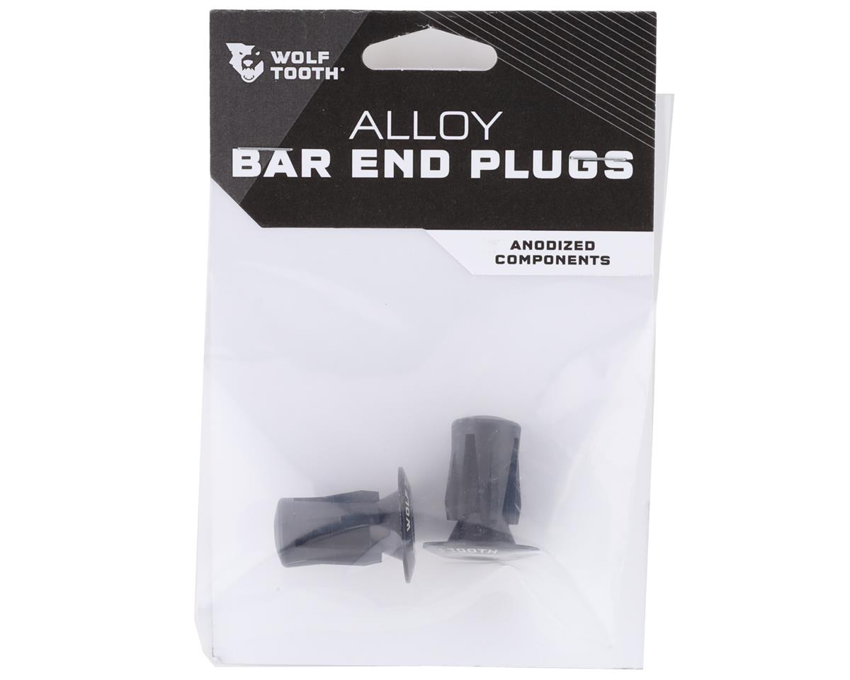Wolf Tooth Components Alloy Bar End Plugs (Black)