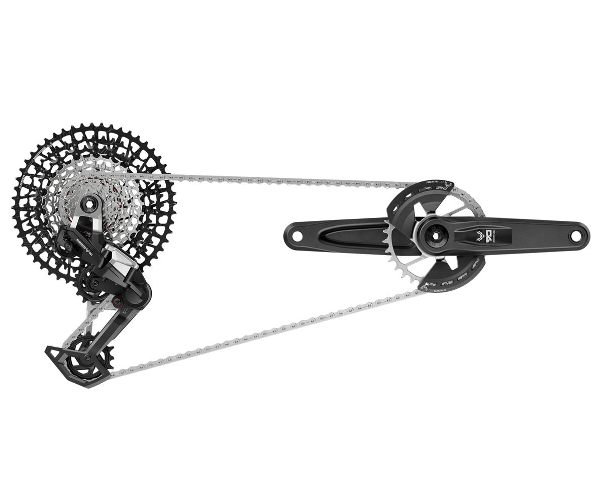 SRAM EAGLE 90 T-Type Transmission Groupset (Black/Silver) (12 Speed) (165mm) (32T) (UDH) (Mechanical)