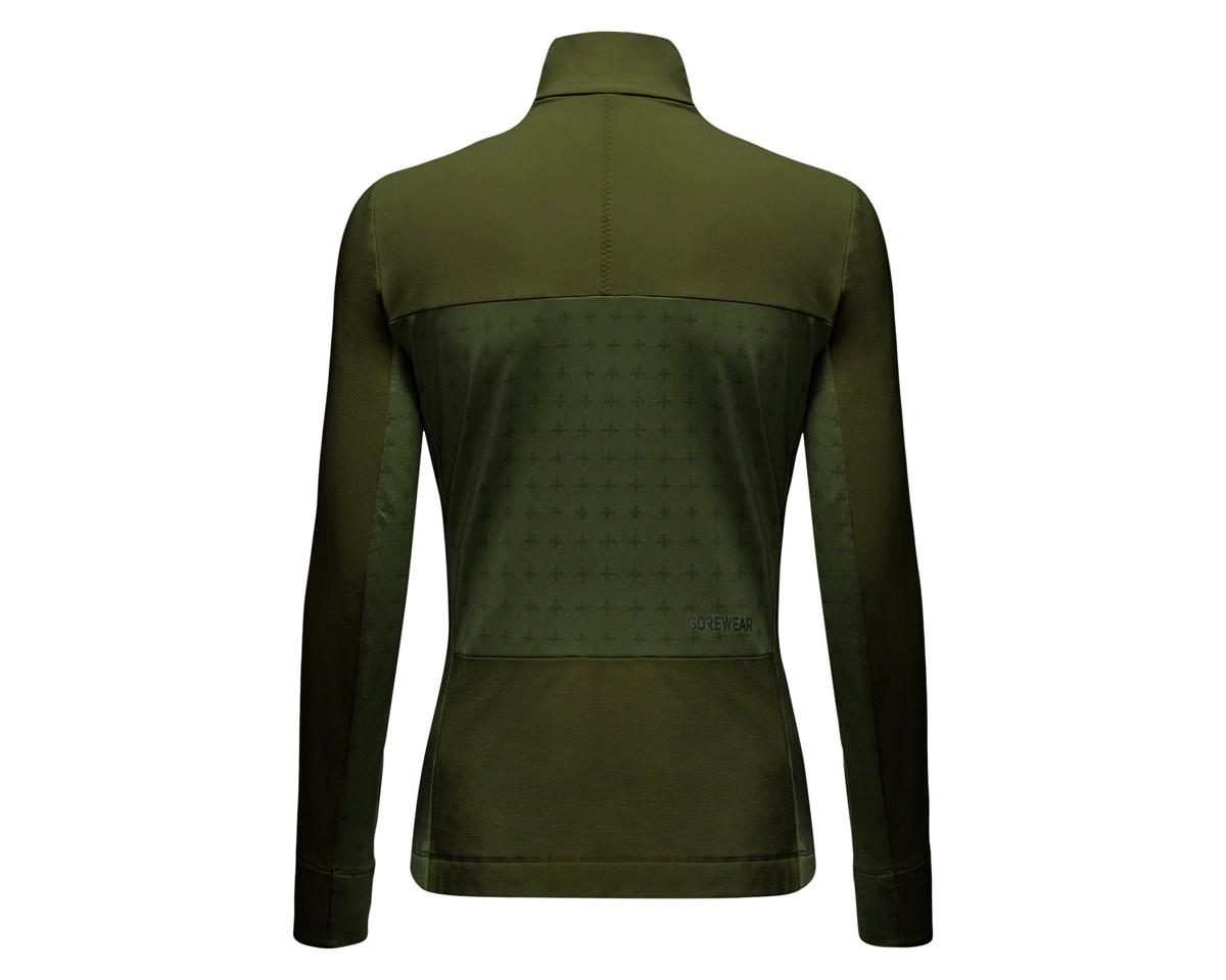 Gore Wear Trail KPR Hybrid 1/2-Zip Jersey (Utility Green) (Women’s) (S)