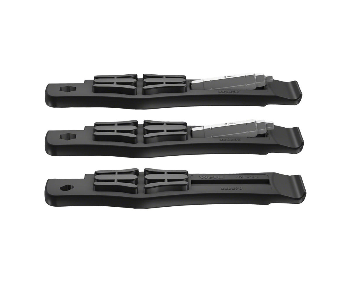 Wera Bicycle Set 15 Multi-Tool (Tire Levers, Hex, T25 Valve Core Tool)