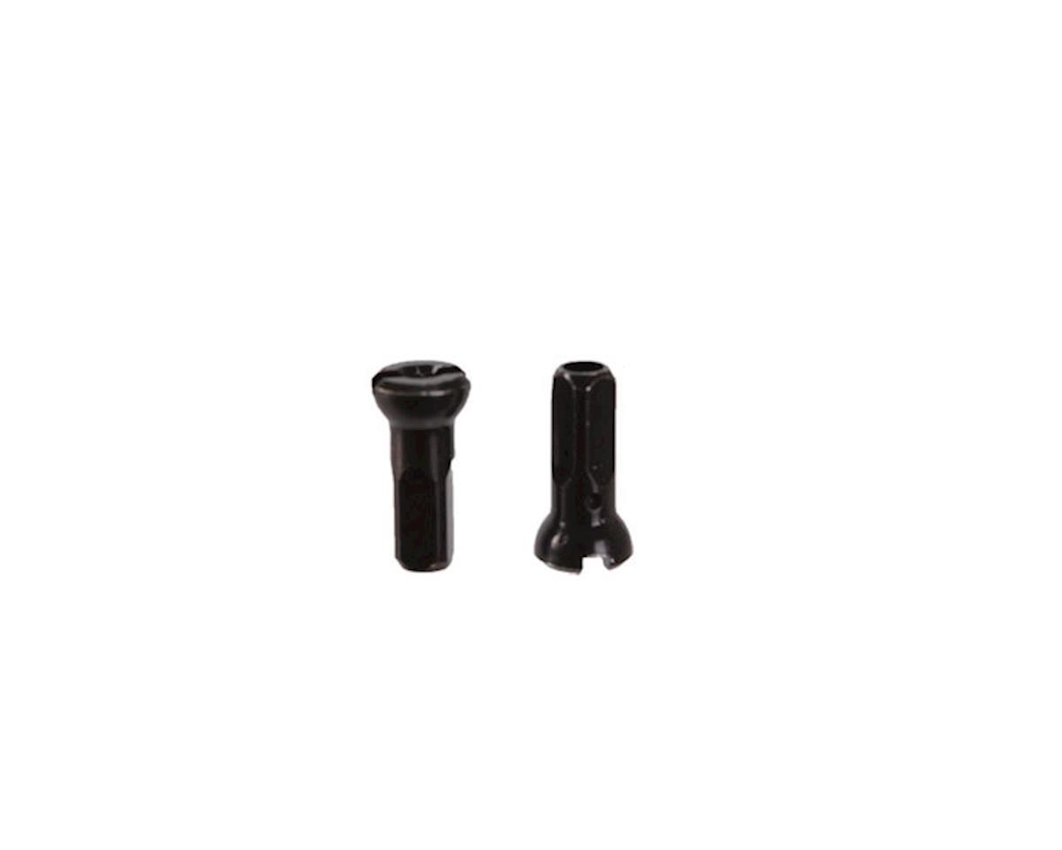 Sapim Secure Lock Brass Nipples (Black) (14g/12mm) (Bag of 100)