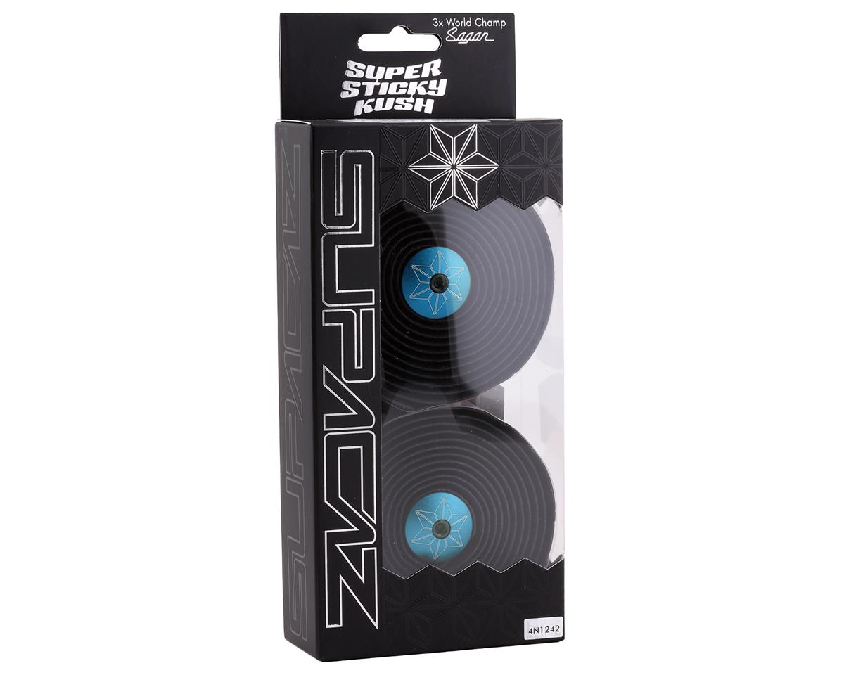 Supacaz Super Sticky Kush Handlebar Tape (Neon Blue) (Star Fade)
