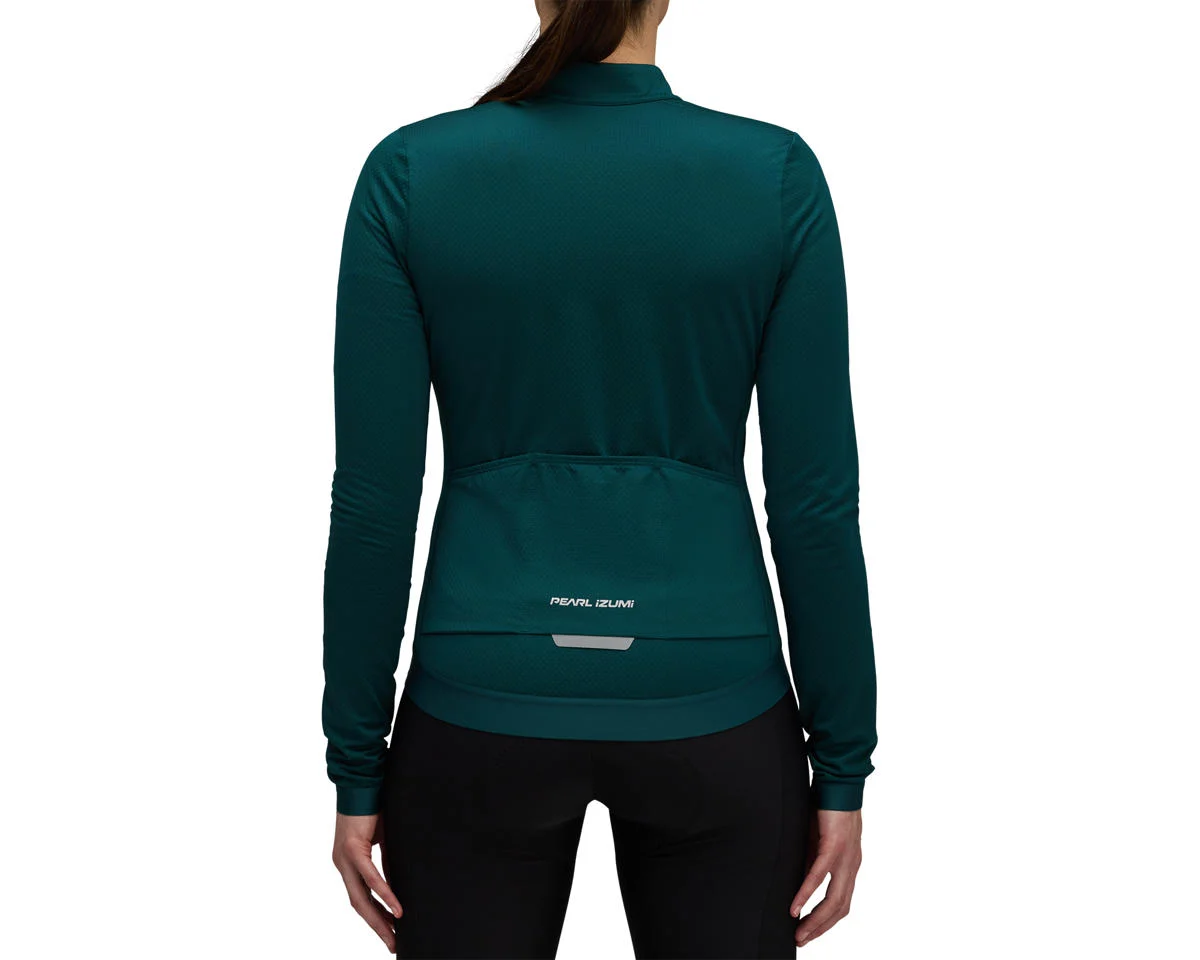 Pearl iZUMi Women’s Attack Thermal Long Sleeve Jersey (Dark Sea) (L)