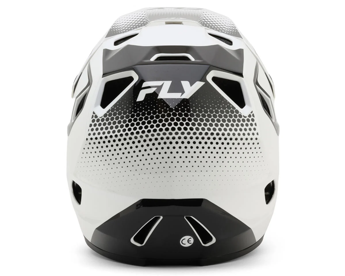 Fly Racing Rayce Sonar Youth Bicycle Helmet (White/Black) (Youth L)