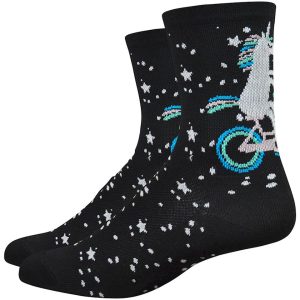 DeFeet Women’s Aireator 4″ Sock (Unicorn) (S)