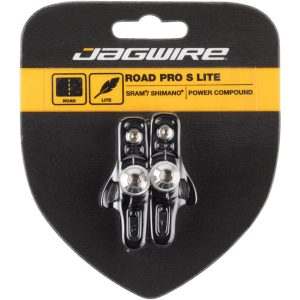 Jagwire Road Pro S Brake Pads (Black) (For Shimano/SRAM) (1 Pair)