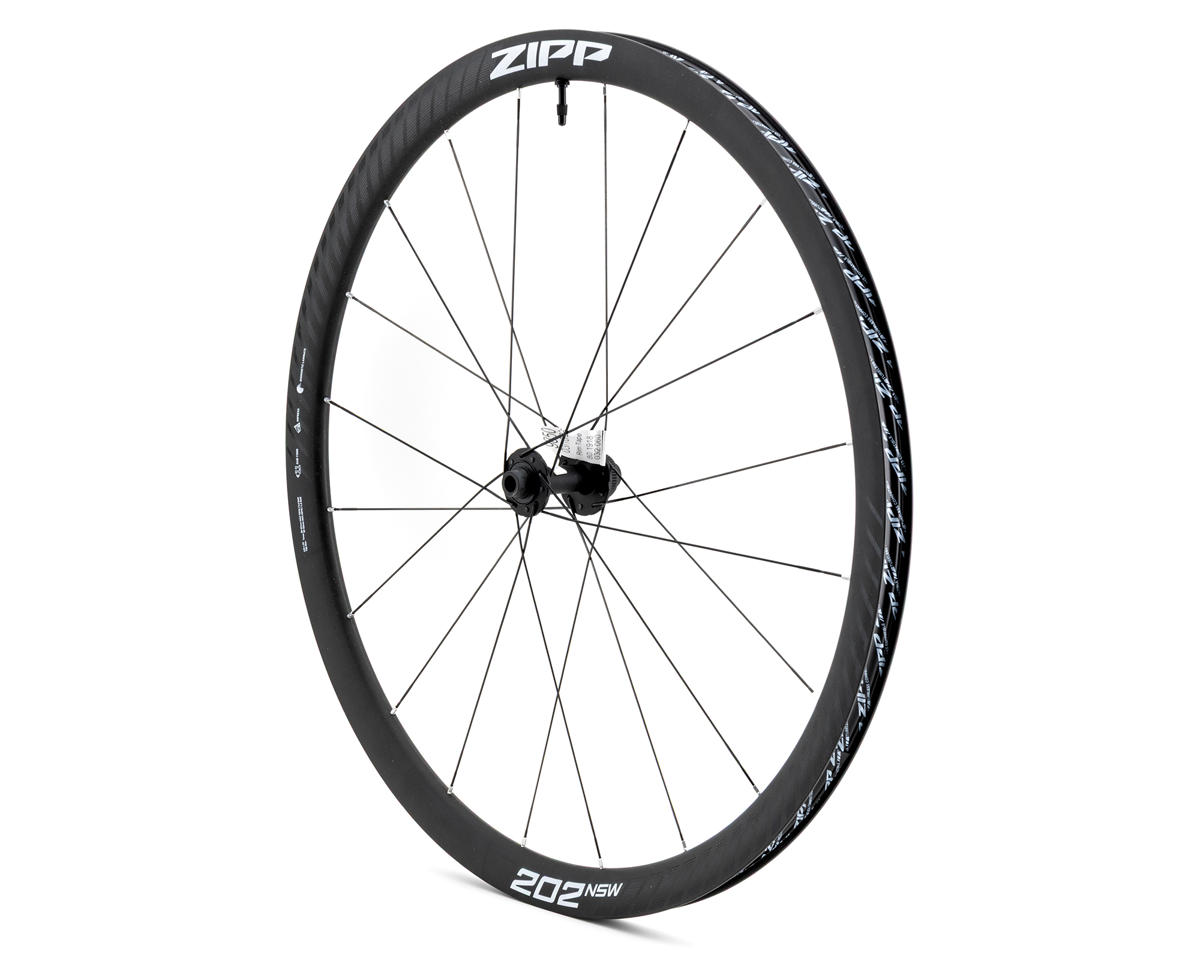 Zipp 202 NSW Carbon Road Wheel (A1) (Dark Grey Graphic) (Front) (700c) (Centerlock) (Tubeless)