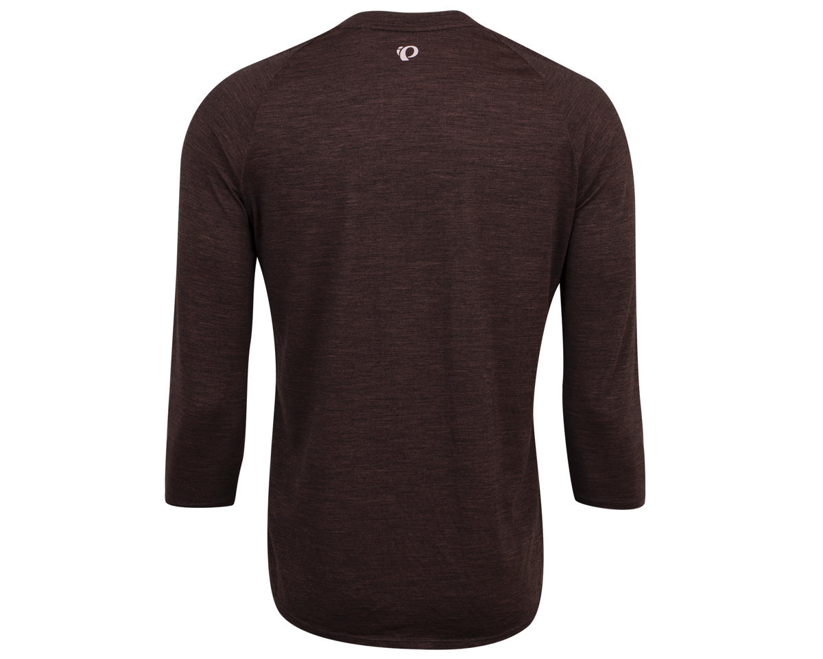 Pearl iZUMi Canyon Merino 3/4 Jersey (Black/Russet Heather) (S)