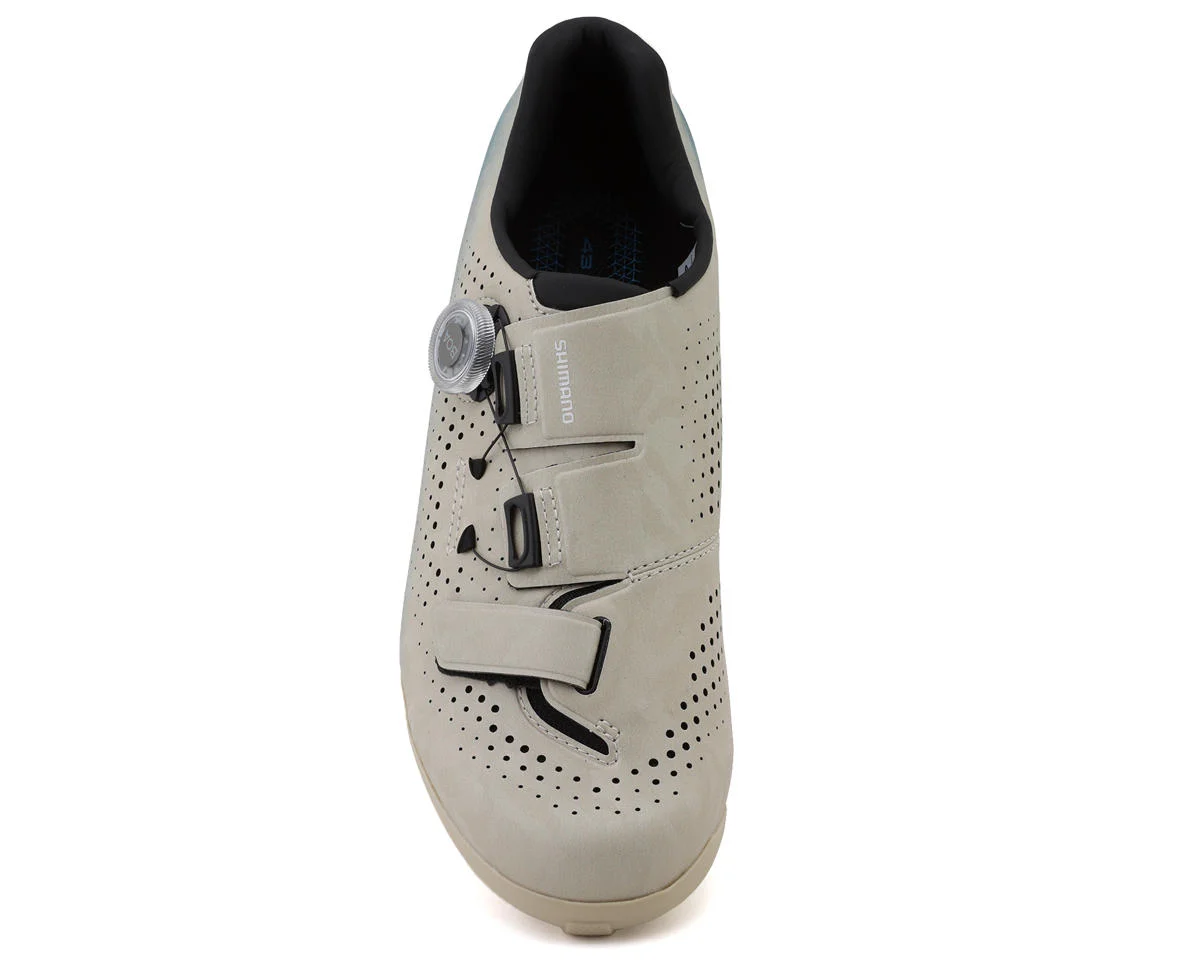 Shimano SH-RX600 RX6 Gravel Shoes (Beige/Blue) (43)