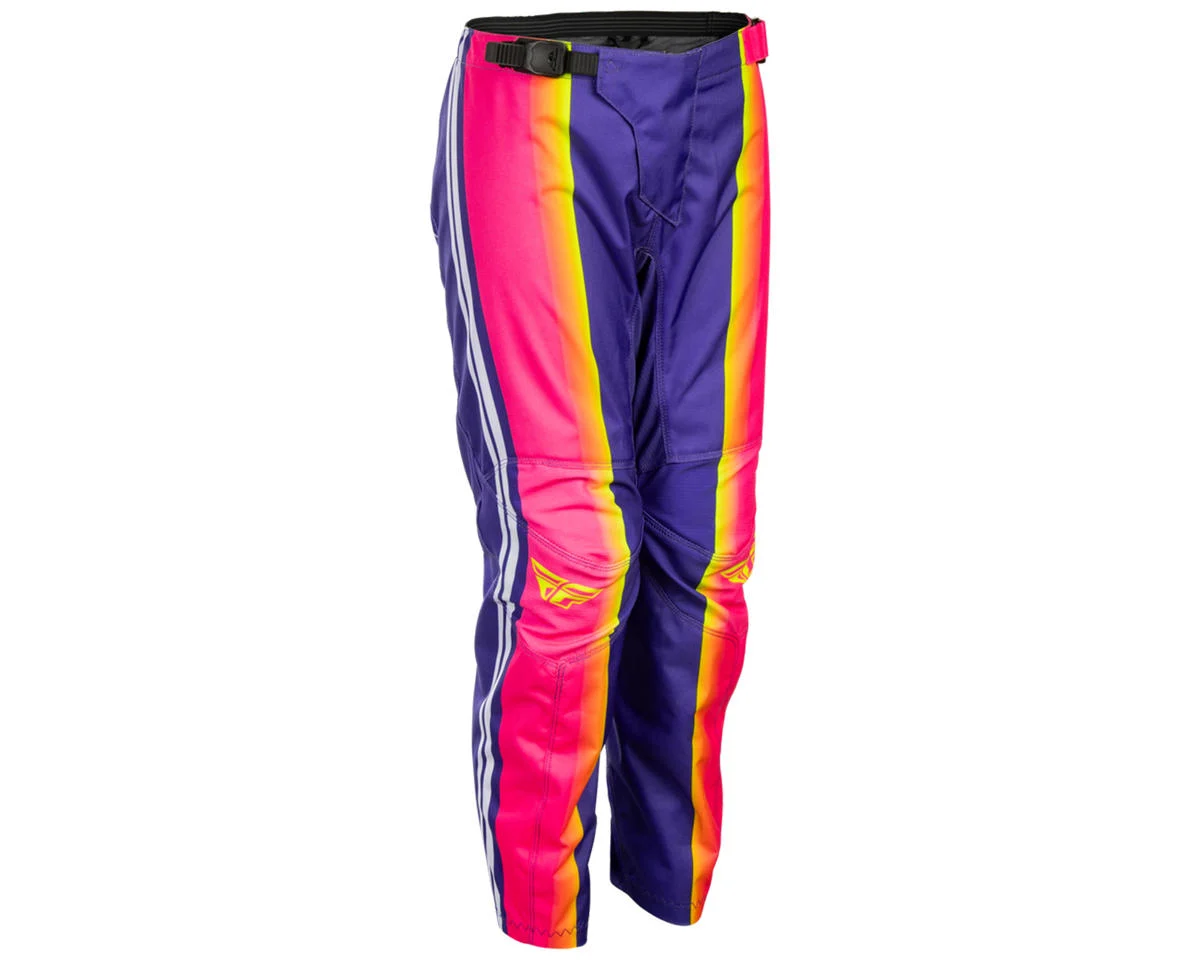 Fly Racing Youth F-16 Raze Pants (Purple/Red/Yellow) (18)