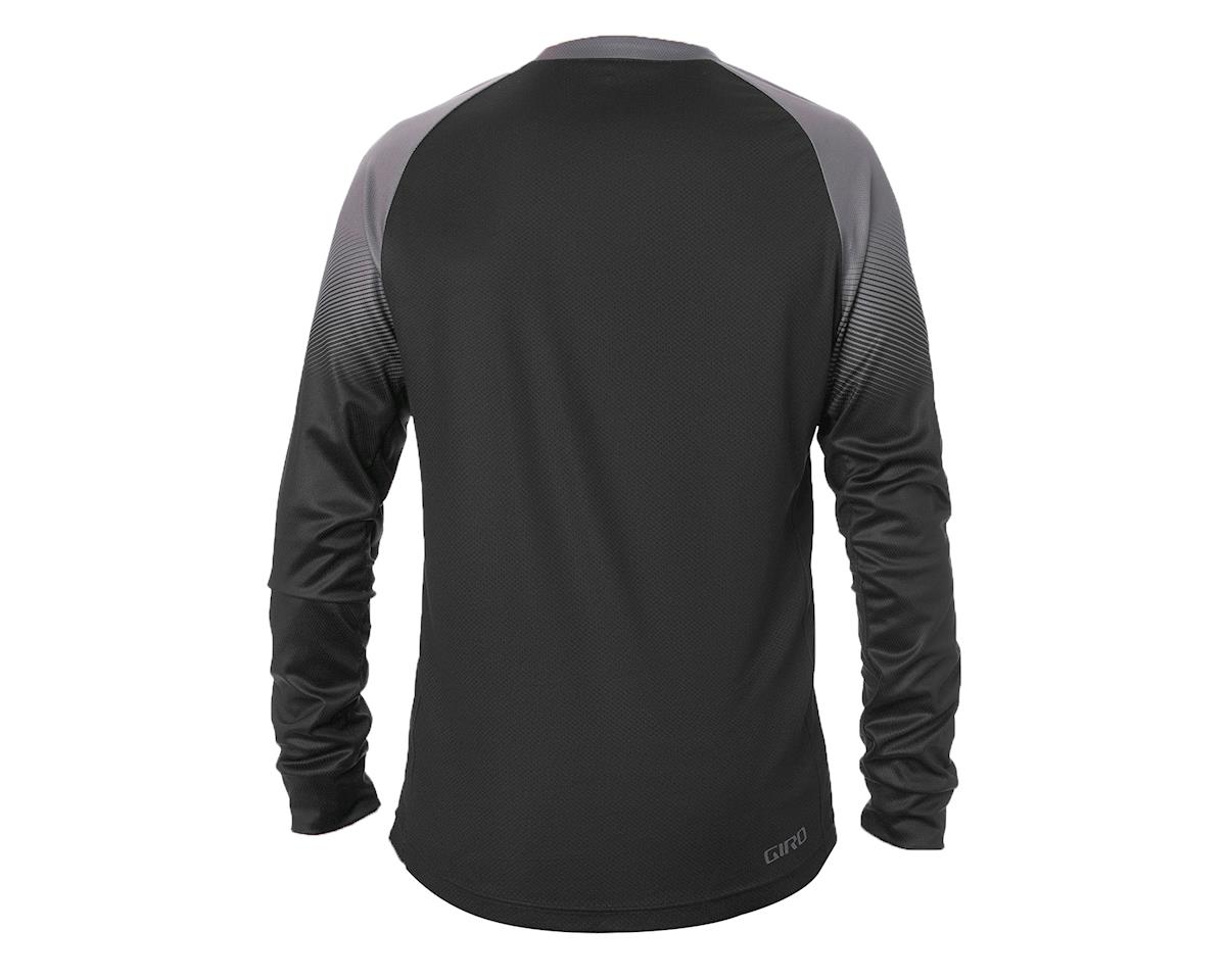 Giro Men’s Roust Long Sleeve Jersey (Black/Charcoal Transition) (S)
