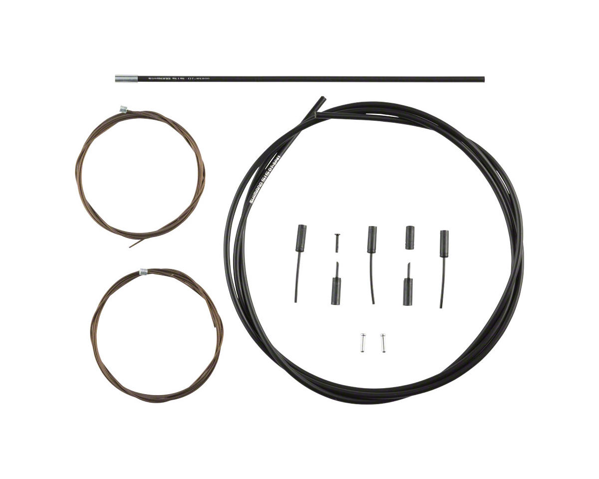 Shimano Dura-Ace R9100 SP41 Polymer-Coated Derailleur Cable Set (Black) (1.2mm) (1800/2100mm) (Cables & Housing)