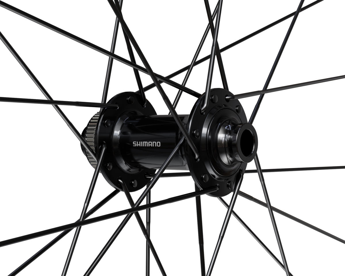 Shimano GRX WH-RX180 Alloy Gravel Wheel (Black) (Shimano Micro Spline) (Wheelset) (12x100mm, 12x142mm) (700c) (Centerlock) (Tube