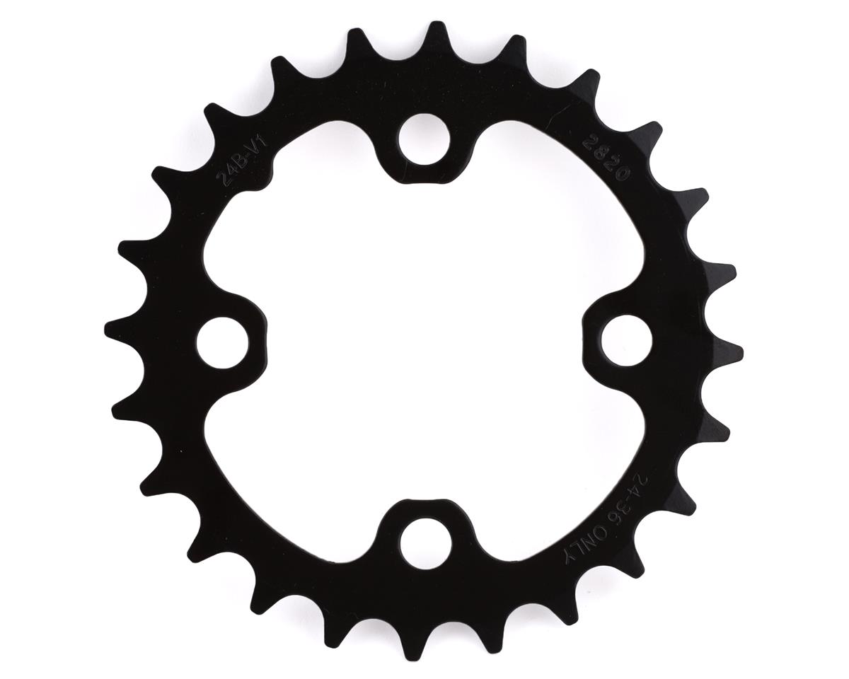 TRUVATIV Trushift Steel Chainrings (Black) (3 x 8-11 Speed) (Inner) (24T) (104/64mm BCD)